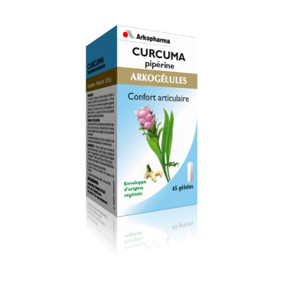 Arkogélules Curcuma Piperine 45 Gélules